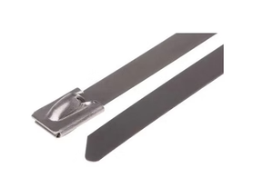 Attaches de câble autobloquantes en acier inoxydable 4,6 mm et 7,9 mm pour le regroupement des câbles électriques - Product Image 2