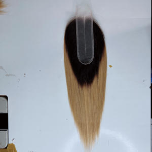 Extensión de cabello humano recto de hueso virgen estilo Nigeria 613 Color, paquete de cabello humano recto de hueso dibujado doble al por mayor - Product Image 3