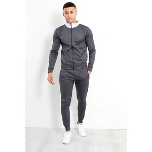 Automne hiver 100% Polyester hommes Slim Fit survêtement d'entraînement survêtement personnalisé surdimensionné deux pièces à capuche pantalons ensembles pour le printemps - Product Image 5