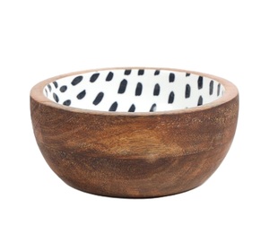 Bol en bois jetable fait main imprimé, idéal pour servir des snacks et des soupes, disponible à un prix raisonnable – Meilleures ventes - Product Image 3