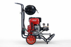 Máquina de <span class=keywords><strong>Limpieza</strong></span> de Tuberías de Alta Presión con Motor de Gasolina de 15 HP, 150 Bares, 2175 PSI, para Desagües de Alcantarillado de 300 mm y <span class=keywords><strong>Limpieza</strong></span> de Grandes Áreas Exteriores - Product Image 3