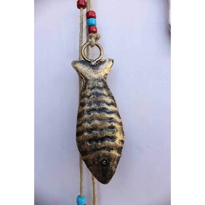 High Quality Rustic Fish Bells with Decorative Metal Hanging Bells for Farm Ranch <b>Garden</b> Wedding and Country Style Decor Use - Product Image 5