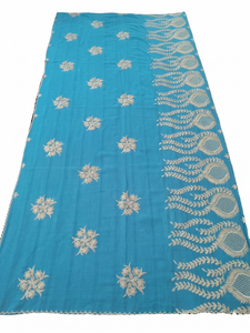 Écharpe Châle Légère et Respirante pour Femme, Motif Floral Paisley Brodé avec Strass, Vente en Gros, Personnalisation OEM ODM - Product Image 2