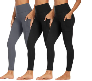 Nuevos Leggings de Cintura Alta con Cordón Ajustable, Talla Grande, Reversibles, Ligeros, Transpirables, de Spandex/Poliéster - Product Image 4