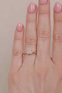 Diamond <b>Engagement</b> <b>Rings</b> 14k 18k Solid Gold East West <b>Oval</b> Cut Lab Grown Prong Set 1.5mm Luxury Solitaire Wedding Band Wholesale - Product Image 2