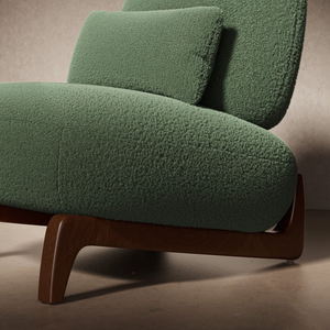 SOFA LOUNGE SET Mid-Century from Vietnam Sectional Sofa style Polyester High Density Sponge Pillow Back Metal/Wood - Product Image 5