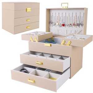 Walnut Wood Jewelry <b>Box</b> Wholesale | Handcrafted Distressed <b>Storage</b> | Moradabad - Product Image 2