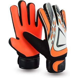 Customize Cheaper Professional Football Soccer Goalkeeper <b>Gloves</b> <b>With</b> Finger Protection German Latex Soccer Goalie <b>Gloves</b> - Product Image 1