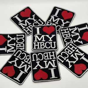 Embroidery Patch <b>Iron</b> <b>On</b> Embroidered Applique Badge Fine Stitch Fabric Patches for Clothing Hats Backpacks Wholesale Garment - Product Image 4