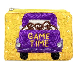 Monedero de Cuentas Pequeñas con Hermoso Bordado Artístico, Cartera de Cuentas de Diseño, Monedero Artesanal de Cuentas Hecho a Mano - Product Image 6