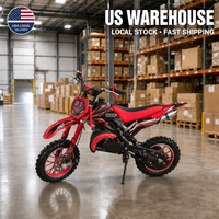 Livraison express depuis l'entrepôt américain, moto tout-terrain à essence 49cc, mini moto tout-terrain, plusieurs options de couleurs, moto tout-terrain pour enfants, moto 2 temps