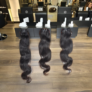 Venta al por mayor Cutícula Alineada Proveedor Paquetes Kinky Hair 100% Natural Bodywave Raw Sin procesar Indian Virgin Cabello humano - Product Image 2