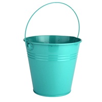 Nouveauté tendance : seaux de jardinage miniatures en métal de haute qualité (3L/4L/5L) avec poignées métalliques, galvanisés, taille et forme personnalisables
