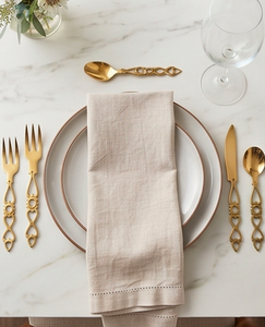 Vintage <b>Gold</b> Flatware Set With Heart Handle Design Rust Resistant <b>Kitchen</b> <b>Utensils</b> For Wedding Occasion - Product Image 3