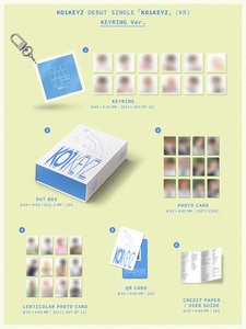 KO1KEYZ - [ KO1KEYZ ] 1er single (version porte-clés) Album CD KPOP, best-seller en Corée, pour tous les âges - Product Image 4