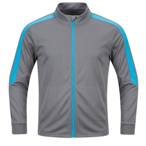 Veste en polaire rouge pour homme, fermeture éclair intégrale, col montant, vêtement décontracté d'automne, matière polyester respirante, coupe classique - Product Image 2