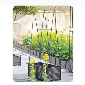 Raised Garden Bed Planter Boxes With <b>Trellis</b> - Product Image 2