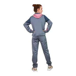 Ensemble de vêtements de yoga et de fitness pour femmes personnalisé, léger, coupe-vent, à manches courtes, leggings évasés taille haute, 2 pièces - Product Image 4