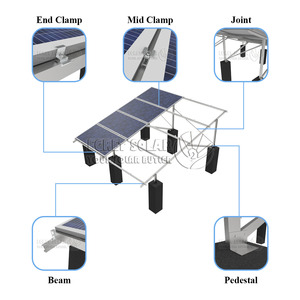 Có Thể Điều Chỉnh Năng Lượng Mặt Trời Mặt Đất Gắn Hệ Thống 50KW Năng Lượng Mặt Trời Sản Phẩm Năng Lượng Nhôm Bảng Điều Khiển Năng Lượng Mặt Trời Mặt Đất Gắn Kết Cấu Trúc - Product Image 4