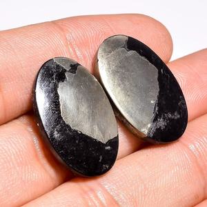 Venta al por mayor Natural Apache Oro suave forma de pera suelta piedra preciosa cabujón Druzy Octágono para la fabricación de joyas Material - Product Image 1