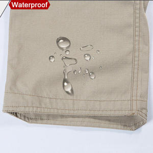 Pantalon cargo tactique pour homme, kaki, polyester, respirant, vêtements d'extérieur, style été - Product Image 6