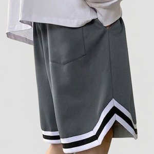 Shorts décontractés d'été pour hommes 100% coton, taille mi-haute, fermeture à cordon, séchage rapide, respirant, conception de logo personnalisé, vente en gros OEM - Product Image 5