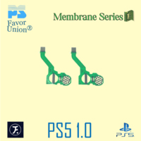 Kit d'accessoires Favor Union PS5 1.0 avec potentiomètres rotatifs et rhéostats en film carbone argenté, résistance 7,5K