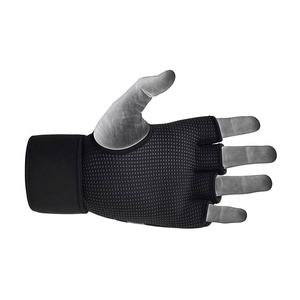 Gants de boxe en tissu élastique, sans doigts, avec trou pour le pouce, fermeture auto-agrippante, logo et taille personnalisés, par paire - Product Image 3