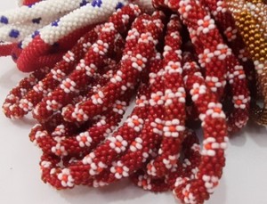 Multi Red Shade Fashion <b>Beaded</b> Bracelets-Romantic Style Gift - Product Image 4