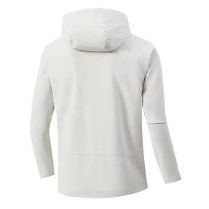 Veste douce en gros 100 % polyester à col montant, résistante à l'eau, coupe régulière, couleur unie, pour l'extérieur - Product Image 1