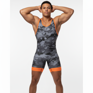 Venta al por mayor de fábrica: Singlet de lucha sublimado de diseño personalizado para gimnasio, levantamiento de pesas, powerlifting y remo - Product Image 4