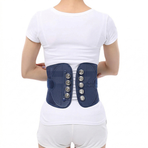 Cinturón de Soporte Lumbar con Cordón Ajustable, Material de Nailon Transpirable para Verano, Ajuste Universal, Fijación por Presión - Product Image 1