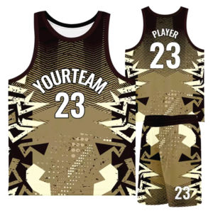 Ensemble de maillots de basket-ball sublimés personnalisés, bleu jaune, nom de l'équipe, numéro 23, unisexe, adulte, sans manches, vêtements de sport respirants - Product Image 6