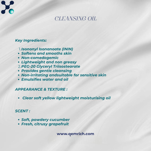 Aceite de limpieza suave no comedogénico para pieles sensibles Hecho en Malasia Ingredientes ligeros y calmantes para la piel - Product Image 4