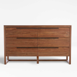 Mueble de Salón de Teca Sólida con Cajones de Almacenamiento, Diseño Moderno para Organizar Mesa y Cajones - Product Image 1