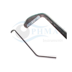 Divisor de faco Rosen oftálmico de alta calidad, punta roma, eje angulado, borde inferior en forma de cuña, acero inoxidable - Product Image 2