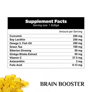 Proveedor Líder en la Venta de Suplementos Dietéticos de Fibra de Alta Calidad al por Mayor, Omega 3, Cápsulas de Gel Suave para Estimular el Cerebro en Adultos - Product Image 4