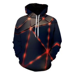 Sweat-shirts à capuche pour hommes avec poches, en molleton de polyester et coton, respirants et à séchage rapide, avec impression 3D de votre propre logo - Product Image 1