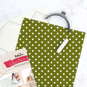 Kit de couture pour débutants, kit compact pour porte-monnaie avec cadre métallique durable et tissu doux - Product Image 2