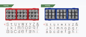 Tampons à lettres minuscules de l'alphabet, 27 pièces, en acier CRV HRC 58-62, fabriqués à Taïwan - Product Image 4