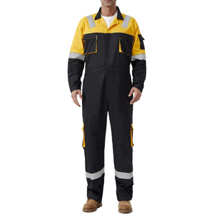 Overol de Trabajo Industrial Unisex de Alta Visibilidad con Certificación Oeko-Tex, Reflectante y de Seguridad, con Protección Contra Pinchazos de Agujas, de Poliéster - Product Image 1