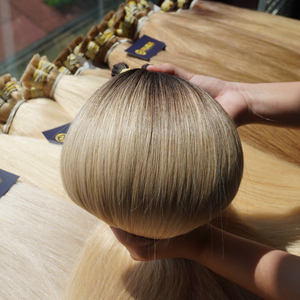 Extensions de cheveux humains en vrac, blond clair, noir, brun, lisses, cheveux vierges slaves vietnamiens, super double drawn, couleur tendance - Product Image 6