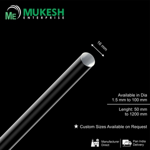 Premium 16mm Clear Acrylic Round Bar Bulk Wholesale UV Resistant Cast PMMA <b>Rod</b> for Display Trophy Manufacturing - Product Image 4