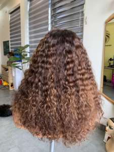 Cheveux bouclés eurasiens pour les femmes teinture couleur prix de gros Vietnam fournisseur simple trame double trame personnaliser - Product Image 2