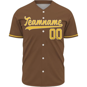 Camiseta de Béisbol Sublimada Personalizada al por Mayor para Hombre, Nueva Llegada, Camisetas Deportivas para Equipos, Camiseta con Logotipo Personalizado para Hombre - Product Image 1