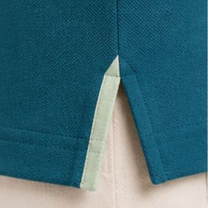 Camiseta Polo Personalizada para Hombre en Verde Salvia y Teal, Manga Corta, Informal, para Golf, OEM, Marca Privada, Transpirable, Uniforme, Venta al Por Mayor - Product Image 6