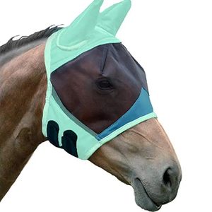 Équipement équestre anti-mouches et anti-moustiques, personnalisable, de style identique, pour chevaux sans oreilles, ajustement réglable, pour l'exportation - Product Image 1