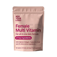 Multivitamines pour femmes avec collagène et acide hyaluronique en comprimés |   Approvisionnement en gros sous marque privée