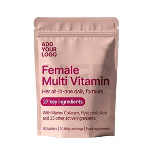 Multivitamínico Femenino con Colágeno y Ácido Hialurónico en Tabletas |   Suministro al por Mayor de Marca Privada - Product Image 1