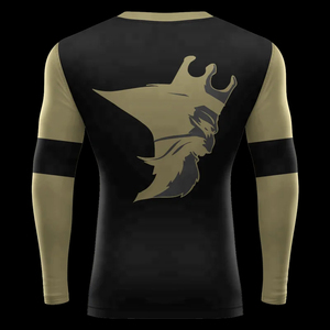 Men's Performance Compression <b>Long</b> <b>Sleeve</b> <b>Top</b> Quick Dry Solid Color Stretch Gym Fitness Running <b>Workout</b> Sportswear Tee - Product Image 4